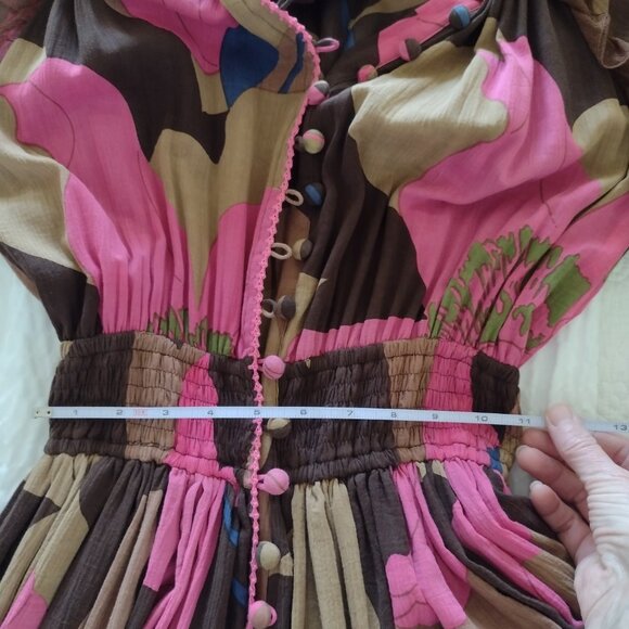 HOLD FOR bycaitlinleigh 🤎Chasing Unicorns Maxi duster dress XS-S - Picture 13 of 17